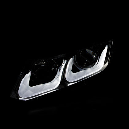 Black Housing Projector Headlights w/ U-Bar