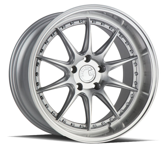 AodHan DS07 Wheel - 5x114.3 18" - Silver w/ Machined Face