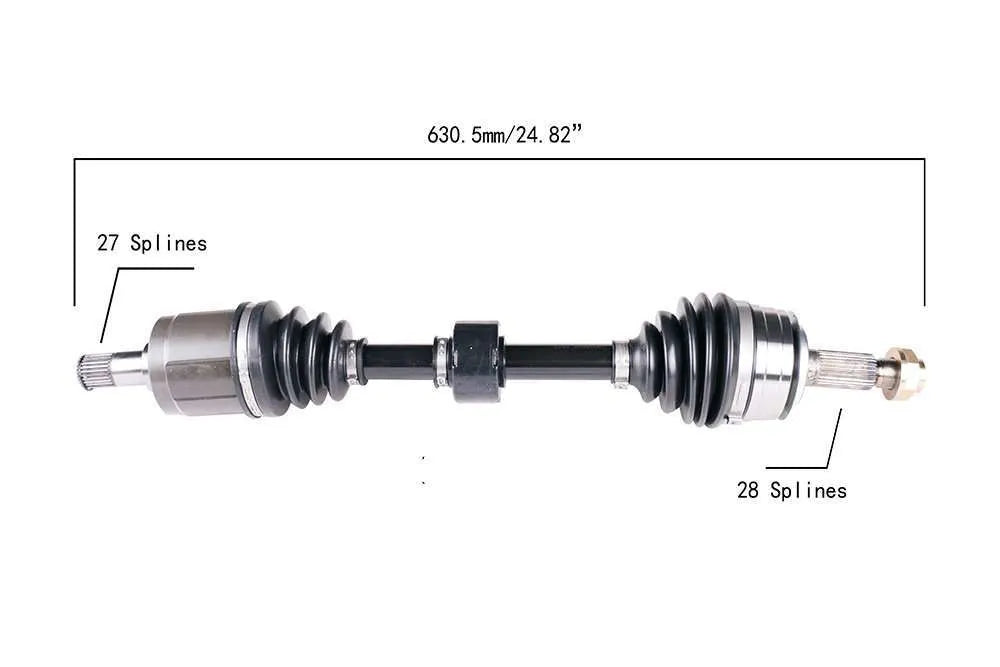 Honda OEM Driveshaft CV Axle (Left) - 12-15 Honda Civic Si