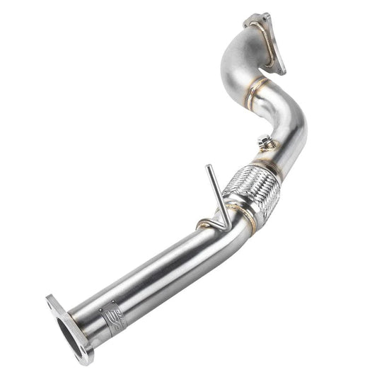 DC Sports Polished Race Header Pipe - 2.5 inch