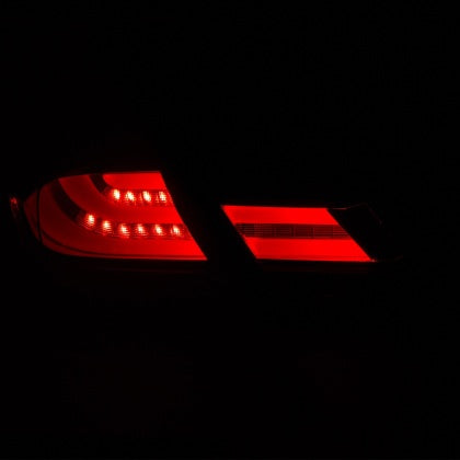 Black Housing LED Taillights - 12-15 Honda Civic Sedan