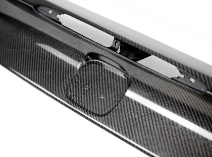 Seibon OEM-Style Carbon Fiber Trunk Garnish