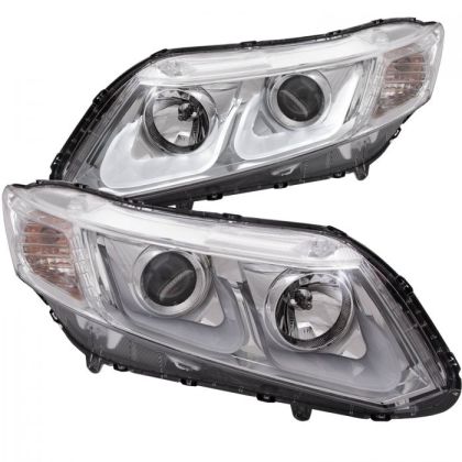 Chrome Housing Projector Headlights w/ U-Bar