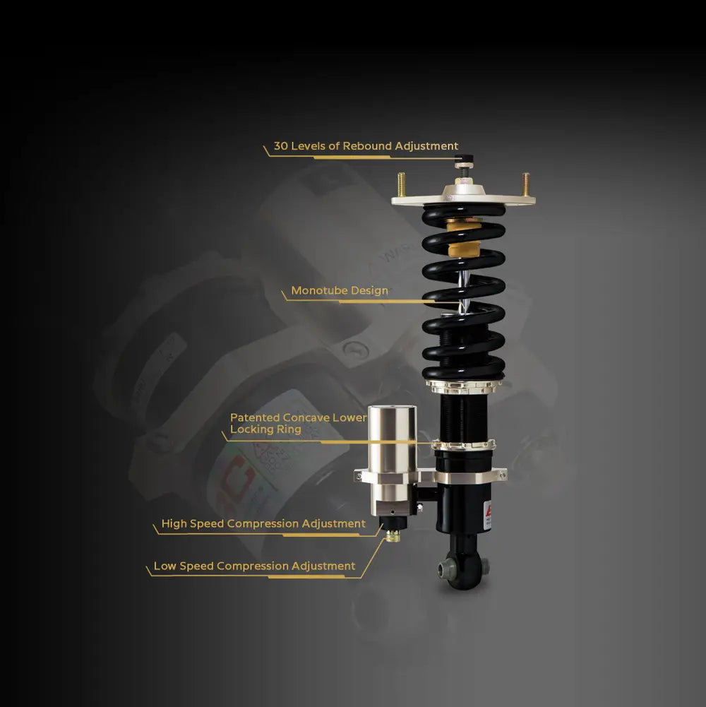 BC Racing ZR Series Coilovers - 12-15 Honda Civic